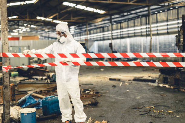Professional Trauma Scene Cleanup technician working in Cedar Bluffs, NE
